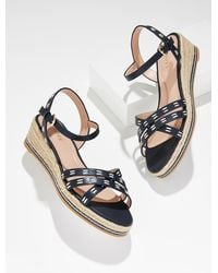 Talbots - Pamela Vachetta Wedge Sandals - Lyst