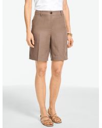 Talbots - Classic Linen Shorts - Lyst