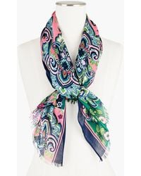 Talbots - Elaborate Medallion Oblong Scarf - Lyst