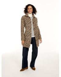 Talbots - Lavish Leopard Car Coat - Lyst