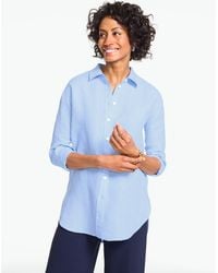 Talbots - Linen Everyday Relaxed Shirt - Lyst