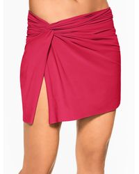 Talbots - Profile By Gottex® Twist Front Cover-up Swim Skirt - Lyst