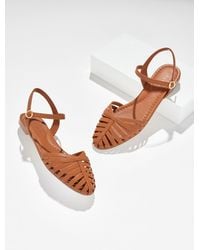 Talbots - Ansly Nappa Fisherman Flats - Lyst