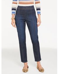 Talbots - Slim Ankle Pull-on Travel Jeans - Lyst