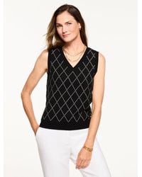 Talbots - V-neck Sweater Shell - Lyst