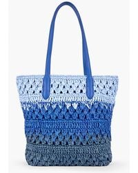 Talbots - Ombré Straw Tote - Lyst