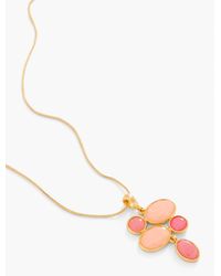 Talbots - Spring Crystals Pendant Necklace - Lyst