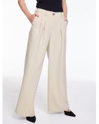 Talbots - Wide Leg High Waist Pants - Lyst