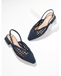 Talbots - Stacey Woven Slingback Flats - Lyst