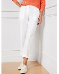 Talbots - Relaxed Crop Pants - Lyst