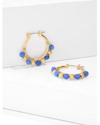 Talbots - Delicate Dots Hoop Earrings - Lyst