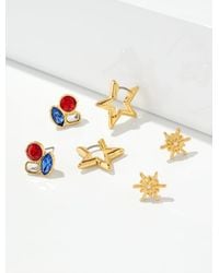 Talbots - Americana Stud Earring Set - Lyst