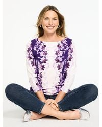 Talbots - Bateau Neck T-shirt - Lyst