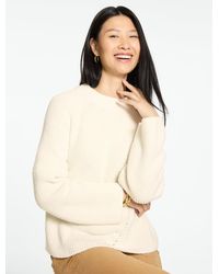 Talbots - Shaker Knit Crewneck Sweater - Lyst