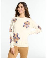 Talbots - Jacquard Crewneck Sweater Pullover - Lyst