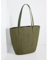 Talbots - Straw Tote - Lyst