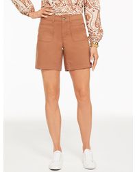 Talbots - Patch Pocket Twill Shorts - Lyst