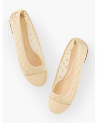 Talbots - Blair Mesh Dot Ballet Flats - Lyst