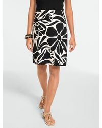 Talbots - Canvas A-line Skirt - Lyst