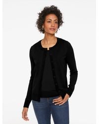 Talbots - Charming Cardigan Sweater - Lyst