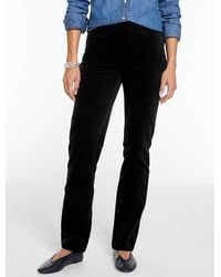 Talbots - Velveteen Straight Leg Pants - Lyst