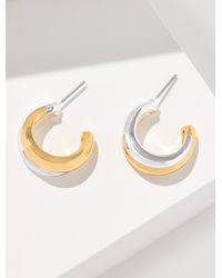 Talbots - Rope Swirl Hoop Earrings - Lyst