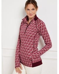 Talbots - Performance Interlock Half-zip Pullover Sweater - Lyst