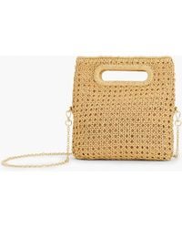 Talbots - Straw Foldover Clutch - Lyst