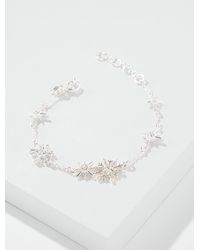 Talbots - Sparkling Snowflakes Bracelet - Lyst