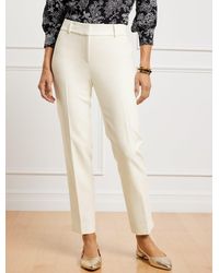 Talbots - Hampshire Lightweight Double Cloth Straight Ankle Pants - Lyst