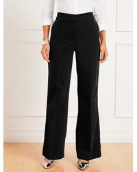 Talbots - Velveteen Wide Leg Pants - Lyst