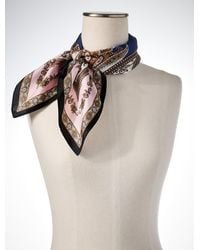 Talbots - Paisley Sky Square Scarf - Lyst