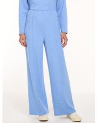 Talbots - Airknit Stretch Hollywood Waist Wide Leg Pants - Lyst