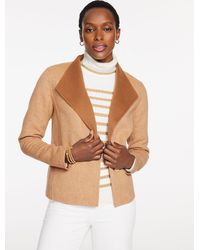 Talbots - Double Face Wool Blend Jacket - Lyst
