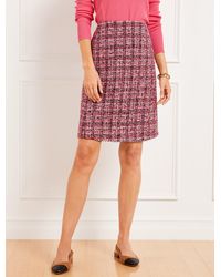Talbots - Pinewood Tweed A-line Skirt - Lyst