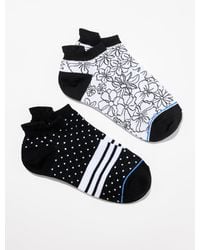 Talbots - T By Posh Dot 2-pack Ankle Socks - Lyst