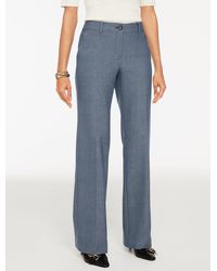 Talbots - Boot Leg Refined Denim Pants - Lyst