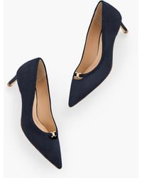 Talbots - Elena Suede Pointed Toe Pumps - Lyst