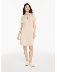 Talbots - Airknit Stretch Zip Front Dress - Lyst