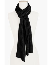 Talbots - Cable Knit Scarf - Lyst