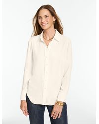 Talbots - Soft Button Front Shirt - Lyst