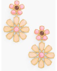 Talbots - Flower Drop Earrings - Lyst
