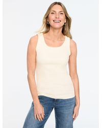 Talbots - Rib Sleeveless Tank Top - Lyst
