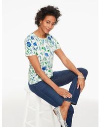 Talbots - Crewneck T-shirt - Lyst