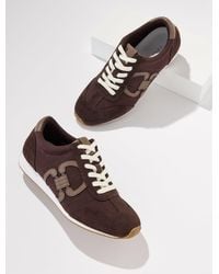 Talbots - Alex Status Herringbone Suede Sneakers - Lyst