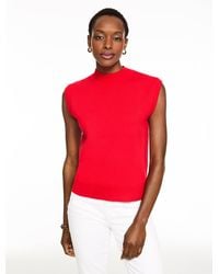 Talbots - Mockneck Sweater Vest - Lyst
