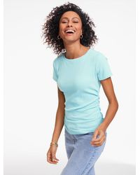 Talbots - Jacquard Knit Crewneck Top - Lyst