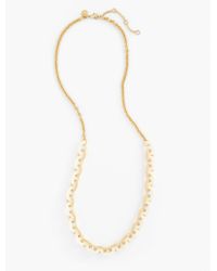 Talbots - Two-tone Links Necklace - Lyst