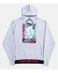 jaded london paint splatter hoodie