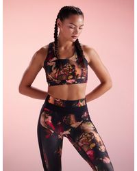 Ted Baker - Penelope Floral Print Mid-Impact Training Leggings - Lyst